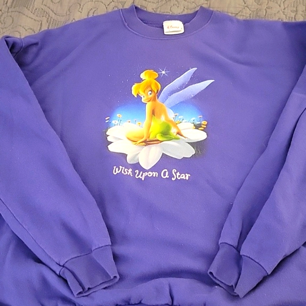 Vintage 90s Disney Tinkerbell Sweatshirt, Adult sz XL